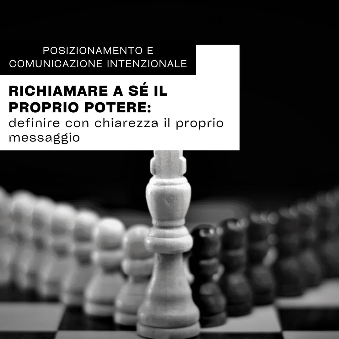 Richiamare a sé il proprio potere