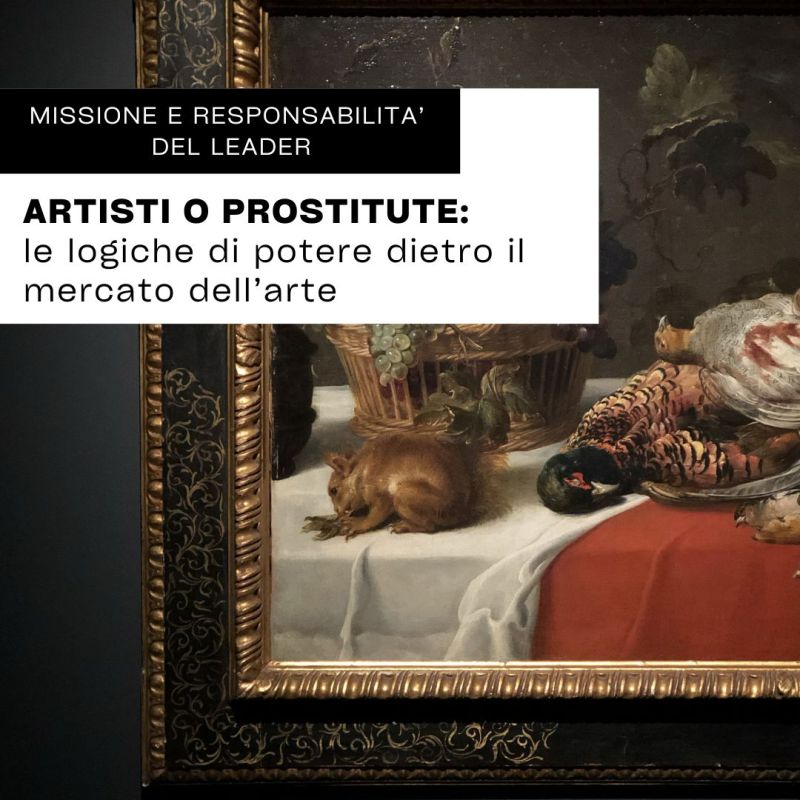 Artisti o prostitute: le logiche di potere dietro il mercato&nbsp;dell’arte